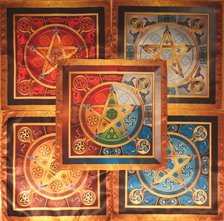 Комплект Магические скатерти Викка - Викканские звезды Средняя