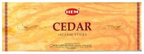 Cedar / Кедр благовоние Hem 6-гранки