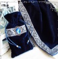 Комплект скатерть и мешочек для Таро  (синий)