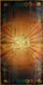 Скатерть для медитаций и йоги Аум-оранжевый Большая