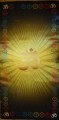 Скатерть для медитаций и йоги Аум-желтый Большая