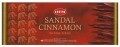 Sandal - Cinnamon / Сандал - Корица благовоние Hem 6-гранки